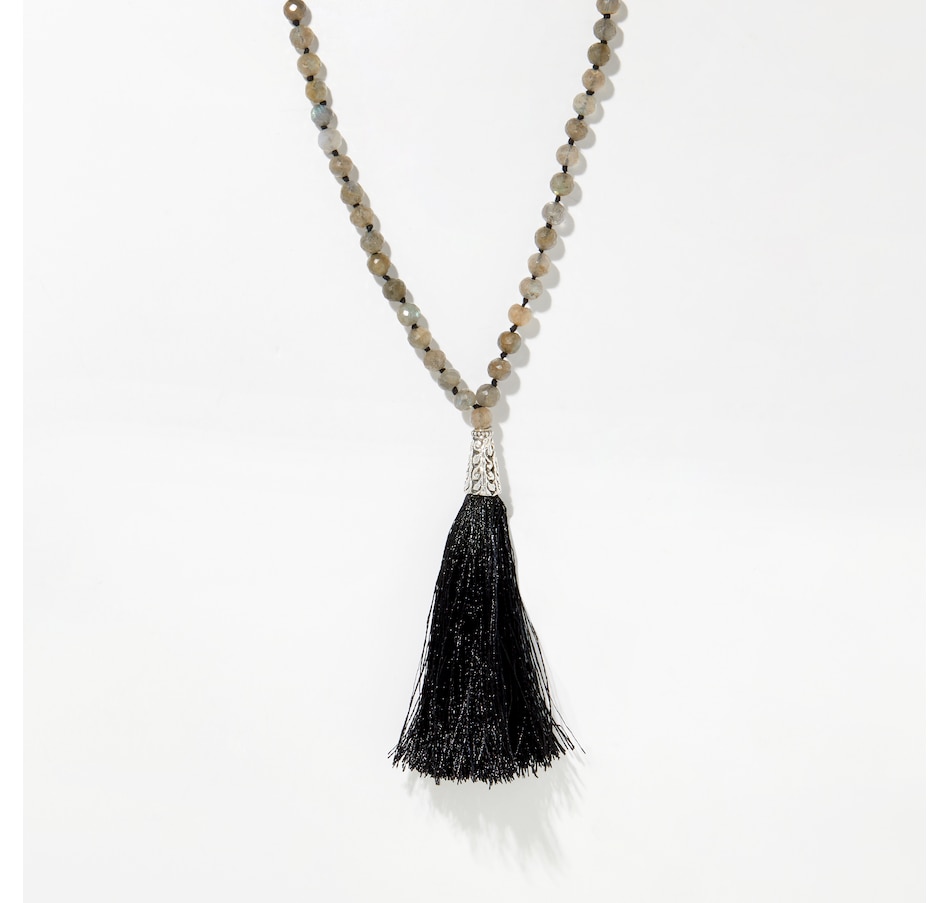 Image 254217_LAE.jpg, Product 254-217 / Price $79.88, Himalayan Gems Sterling Silver Gemstone Tassel Necklace from Himalayan Gems on TSC.ca's Jewellery department