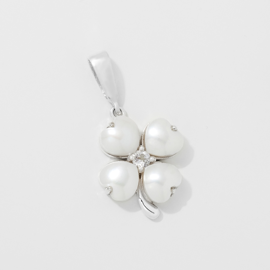 Image 254222_WPR.jpg, Product 254-222 / Price $79.88, Himalayan Gems Sterling Silver Gemstone Clover Pendant from Himalayan Gems on TSC.ca's Jewellery department