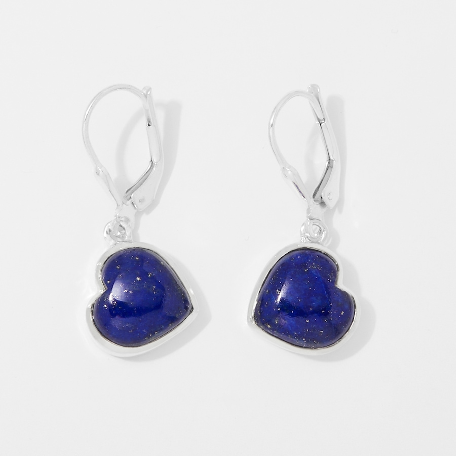Image 254223_LAP.jpg, Product 254-223 / Price $69.88, Himalayan Gems Sterling Silver Gemstone Heart Earrings from Himalayan Gems on TSC.ca's Jewellery department