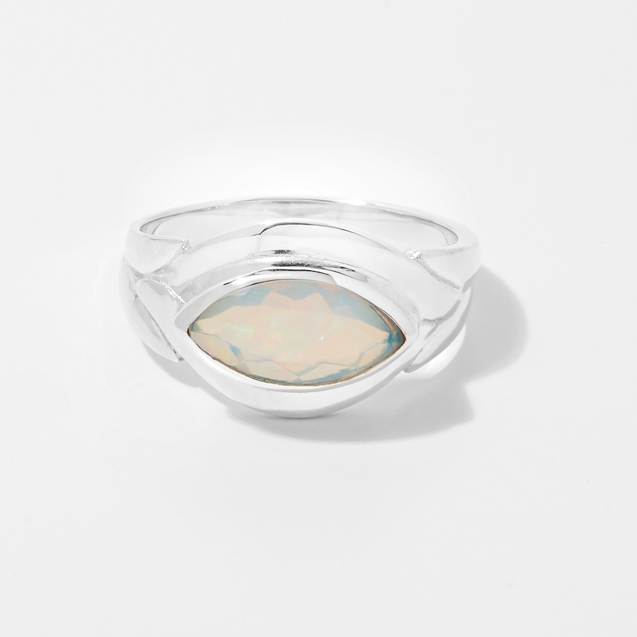 Image 254227_OPA.jpg, Product 254-227 / Price $239.99, Himalayan Gems Sterling Silver Marquise Gemstone Ring from Himalayan Gems on TSC.ca's Jewellery department