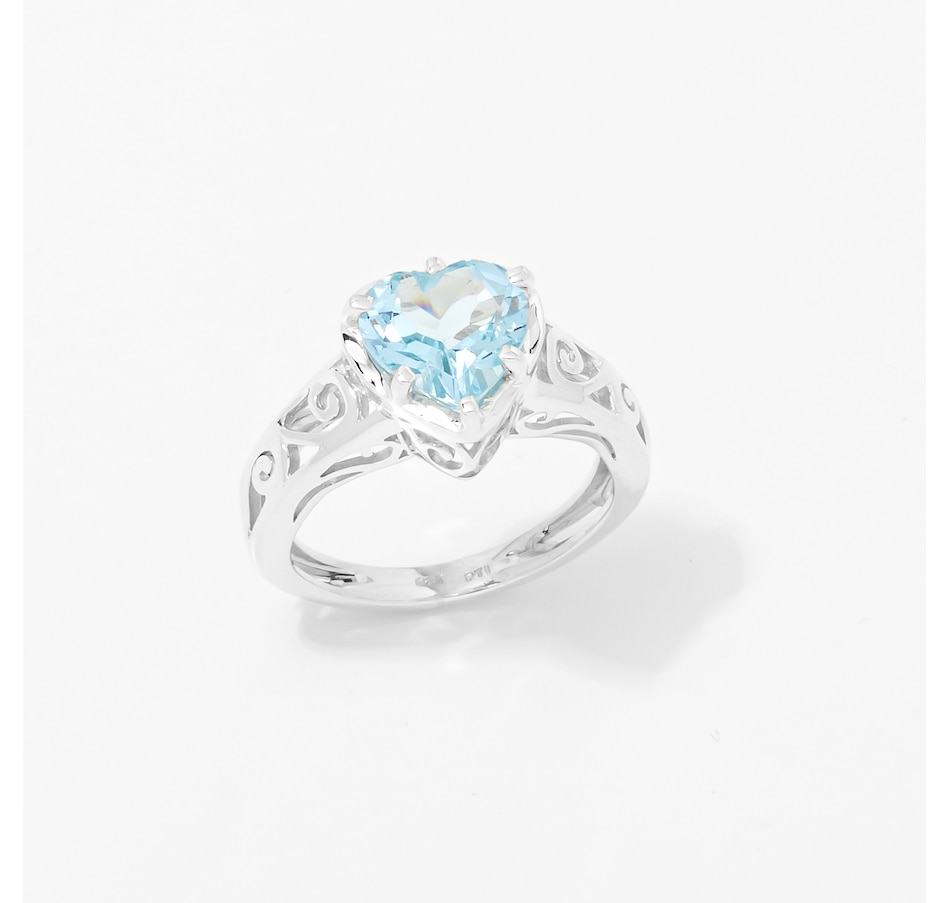 Image 254240_BTP.jpg, Product 254-240 / Price $49.33, Himalayan Gems Sterling Silver Gemstone Heart Ring from Himalayan Gems on TSC.ca's Jewellery department