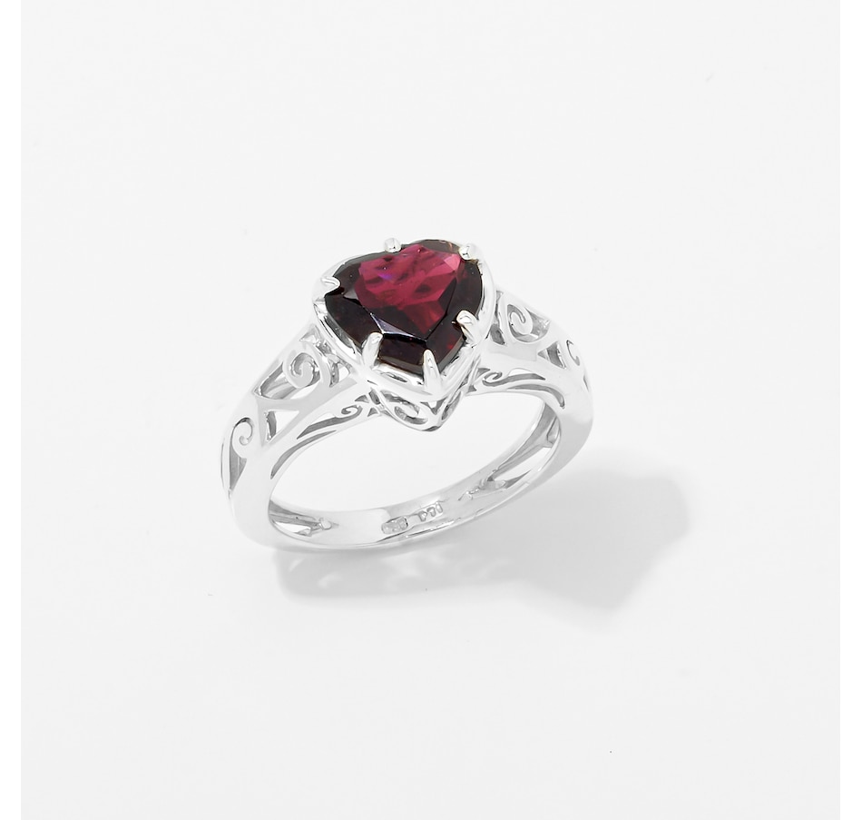 Image 254240_GAR.jpg, Product 254-240 / Price $49.33, Himalayan Gems Sterling Silver Gemstone Heart Ring from Himalayan Gems on TSC.ca's Jewellery department