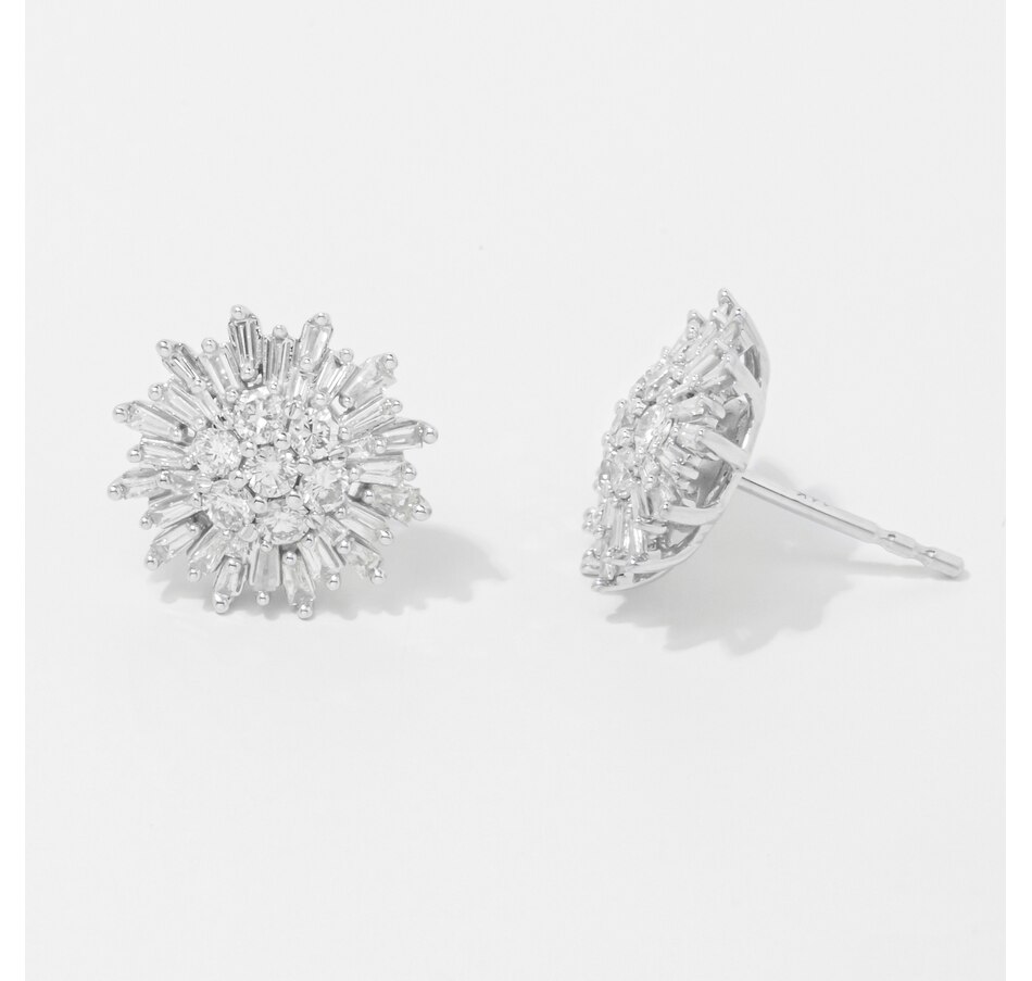 Image 254243_ALTMORE3.jpg, Product 254-243 / Price $1,529.99, 14K Gold 1.00 av. ctw Diamond Cluster Star Earrings from Diamond Show on TSC.ca's Jewellery department