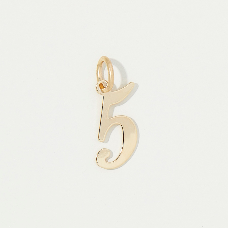 Image 254298_5.jpg, Product 254-298 / Price $79.33, Stefano Oro 14K Yellow Gold Lucky Number Charm from Stefano Oro on TSC.ca's Jewellery department