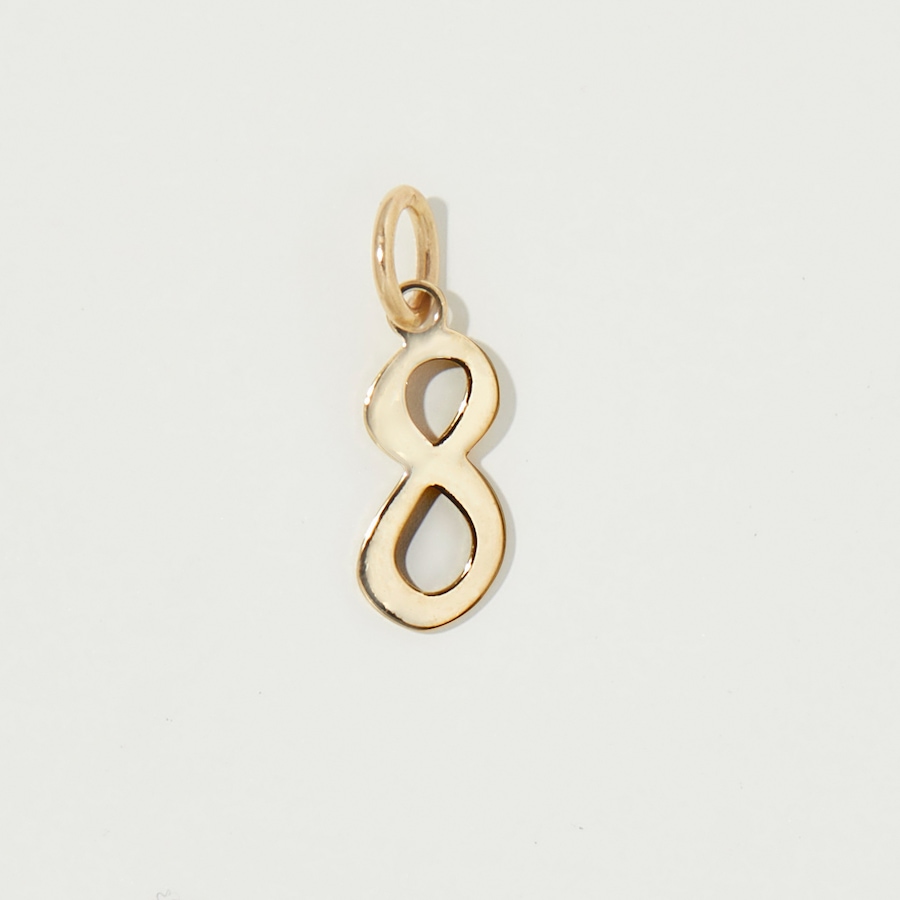 Image 254298_8.jpg, Product 254-298 / Price $79.33, Stefano Oro 14K Yellow Gold Lucky Number Charm from Stefano Oro on TSC.ca's Jewellery department