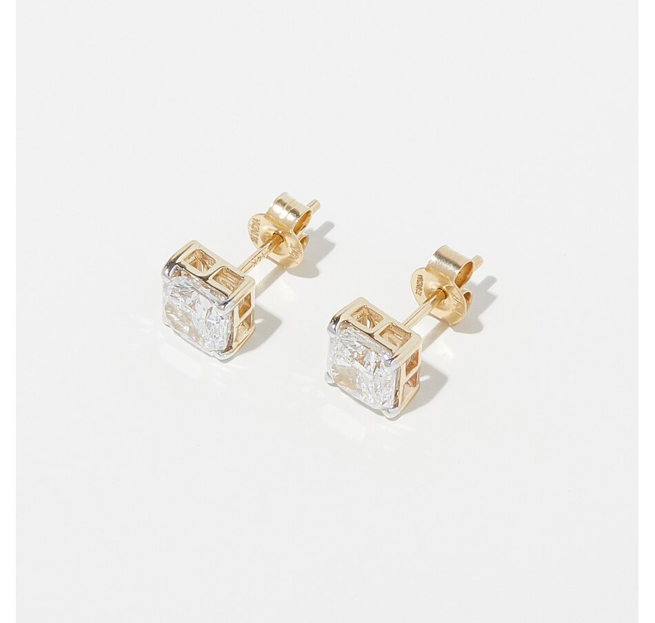 Image 254349_ALTMORE1.jpg, Product 254-349 / Price $2,299.99, EVERA Diamonds 14K Yellow Gold 3.00 ctw Diamond Stud Earrings from Evera Diamonds on TSC.ca's Jewellery department