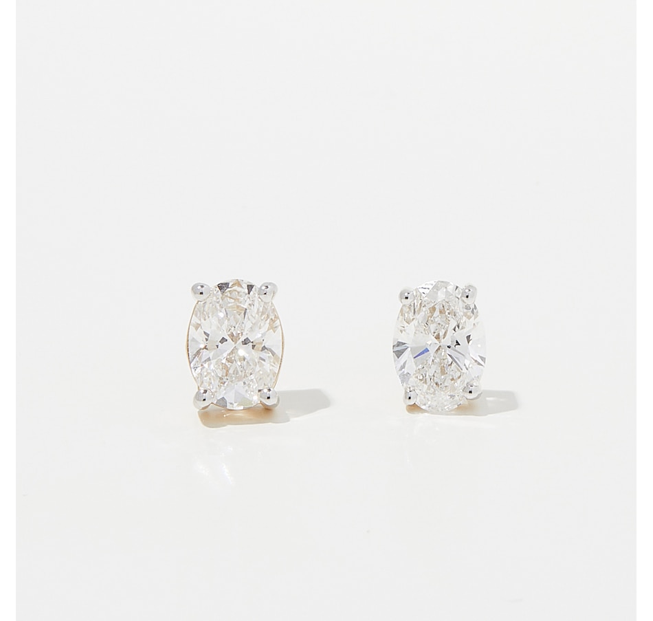 Image 254349_OVL.jpg, Product 254-349 / Price $2,299.99, EVERA Diamonds 14K Yellow Gold 3.00 ctw Diamond Stud Earrings from Evera Diamonds on TSC.ca's Jewellery department