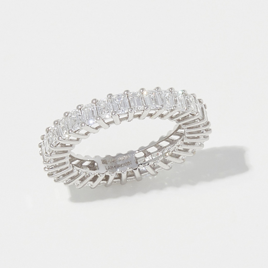 Image 254355.jpg, Product 254-355 / Price $1,999.99, EVERA Diamonds 14K White Gold 3.20 ctw Emerald Cut Diamond Eternity Band from Evera Diamonds on TSC.ca's Jewellery department