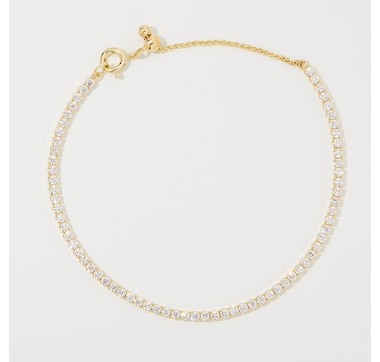 Diamonelle Sterling Silver Diamonelle Tennis Bracelet
