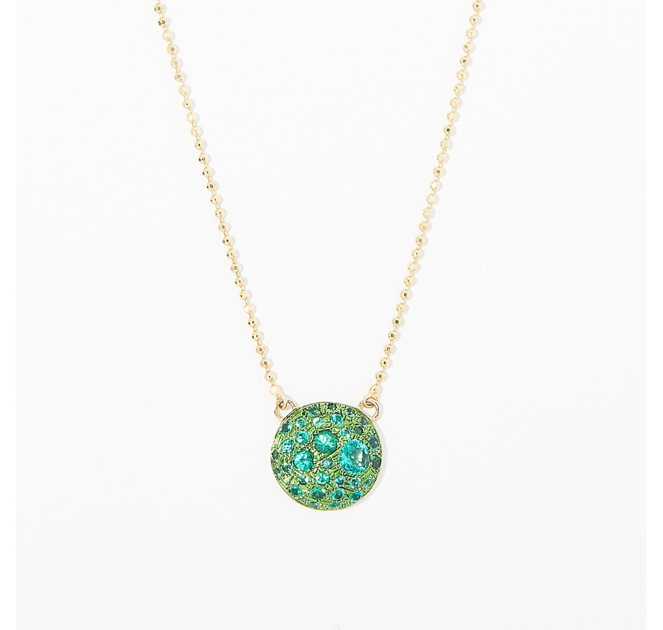 Image 254443_YGLEM.jpg, Product 254-443 / Price $1,199.33, Graziela Gems 14K Gold Gemstone Necklace from Graziela Gems on TSC.ca's Jewellery department