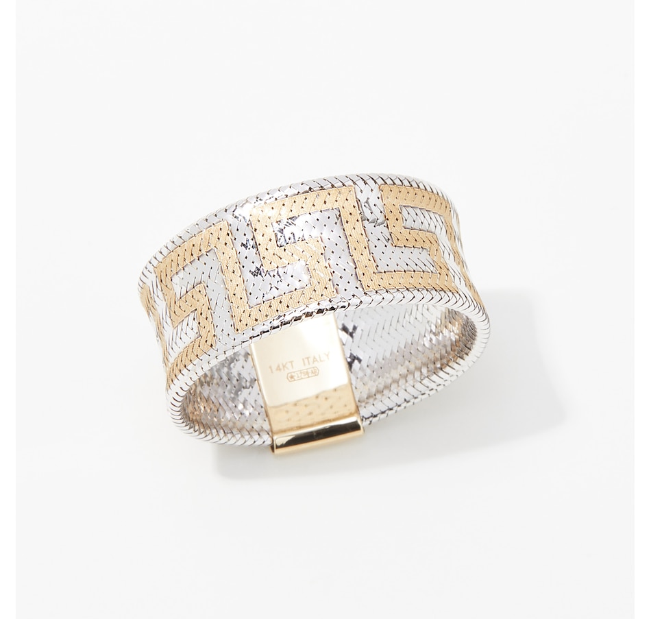 Image 254470.jpg, Product 254-470 / Price $199.88, Stefano Oro 14K Two-Tone Greek Key Ring from Stefano Oro on TSC.ca's Jewellery department