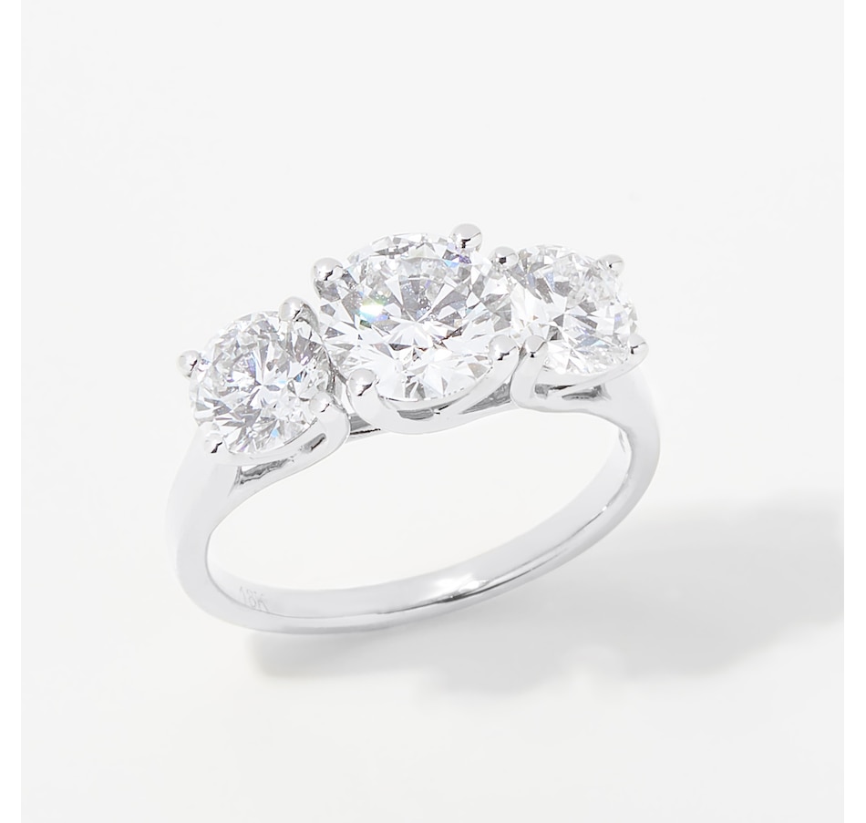 Image 254473_WG310.jpg, Product 254-473 / Price $3,199.99 - $4,299.99, EVERA Diamonds 18K Gold Round Trinity Diamond Ring from Evera Diamonds on TSC.ca's Jewellery department
