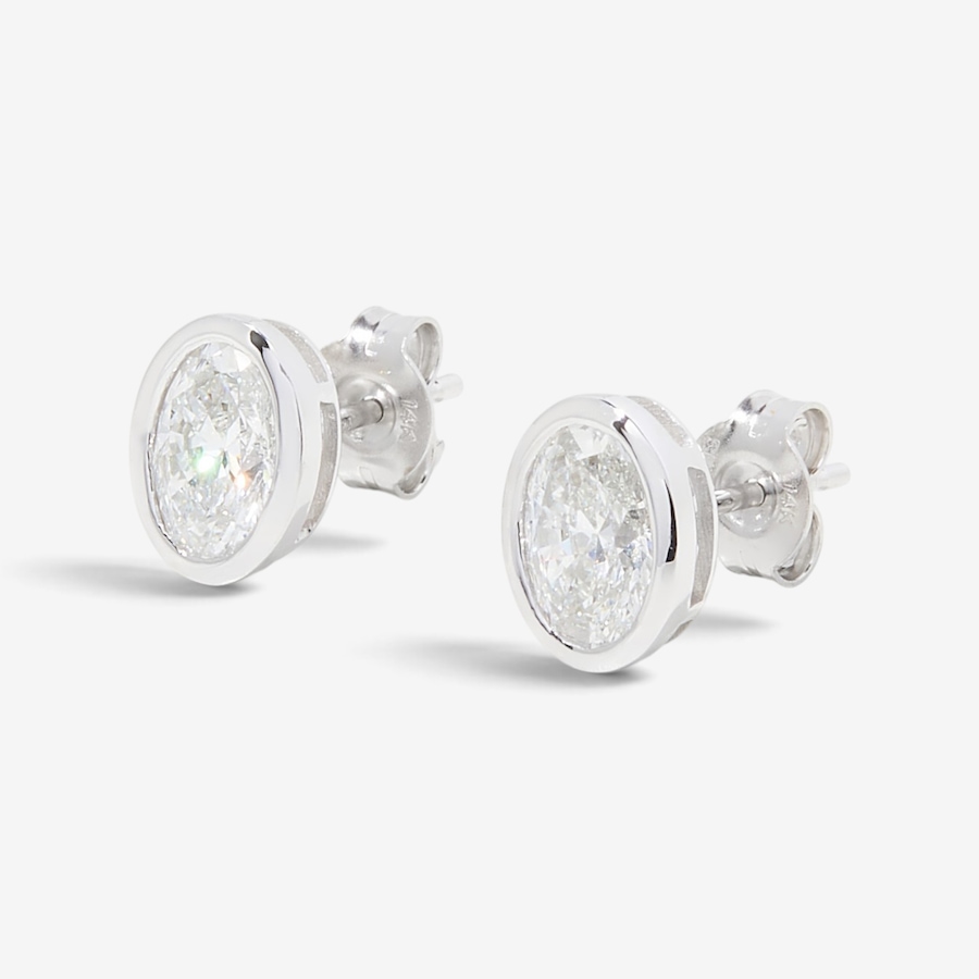 Image 254475_WGLOV.jpg, Product 254-475 / Price $1,149.88, EVERA Diamonds 14K Gold 2.00 ctw Bezel Set Diamond Stud Earrings from Evera Diamonds on TSC.ca's Jewellery department