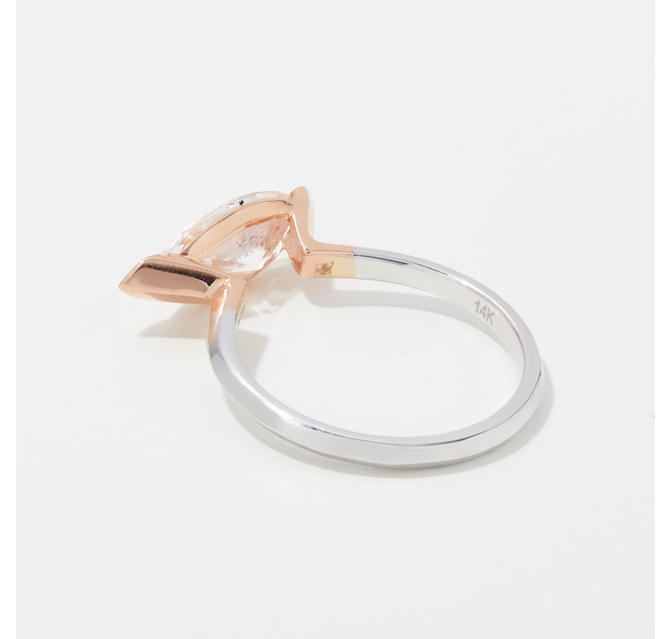 Image 254484_ALTMORE1.jpg, Product 254-484 / Price $1,599.99 - $2,499.99, EVERA Diamonds 14K Two-Tone Marquise Shape Pink Diamond Ring from Evera Diamonds on TSC.ca's Jewellery department