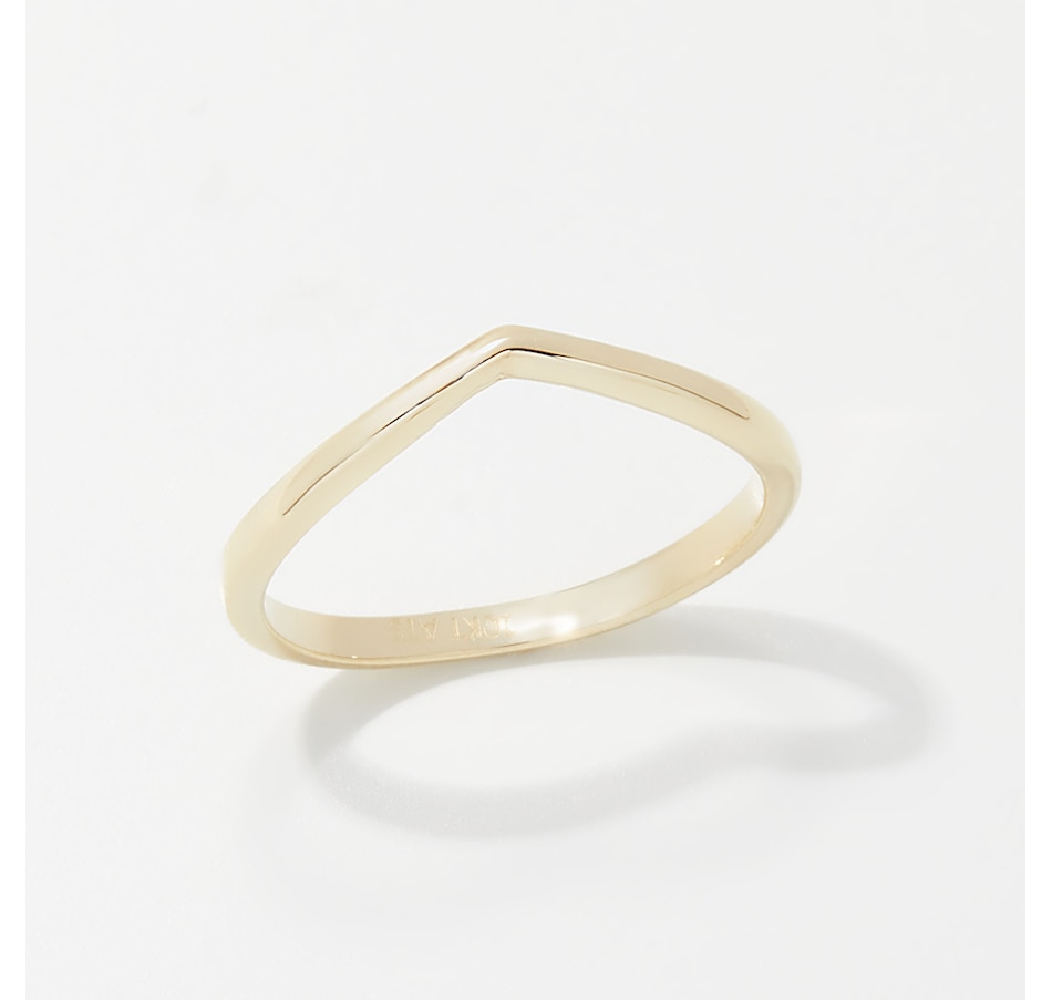 Image 254538.jpg, Product 254-538 / Price $169.99, TruGOLD 10K Yellow Gold Chevron Style Ring from TruGold on TSC.ca's Jewellery department