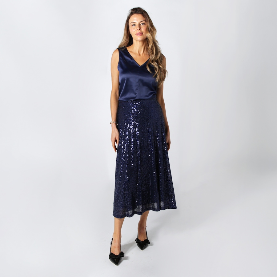 Image 254594_ALTMORE1.jpg, Product 254-594 / Price $34.33, Isaac Mizrahi Sequin A-Line Skirt from Isaac Mizrahi New York on TSC.ca's Fashion department