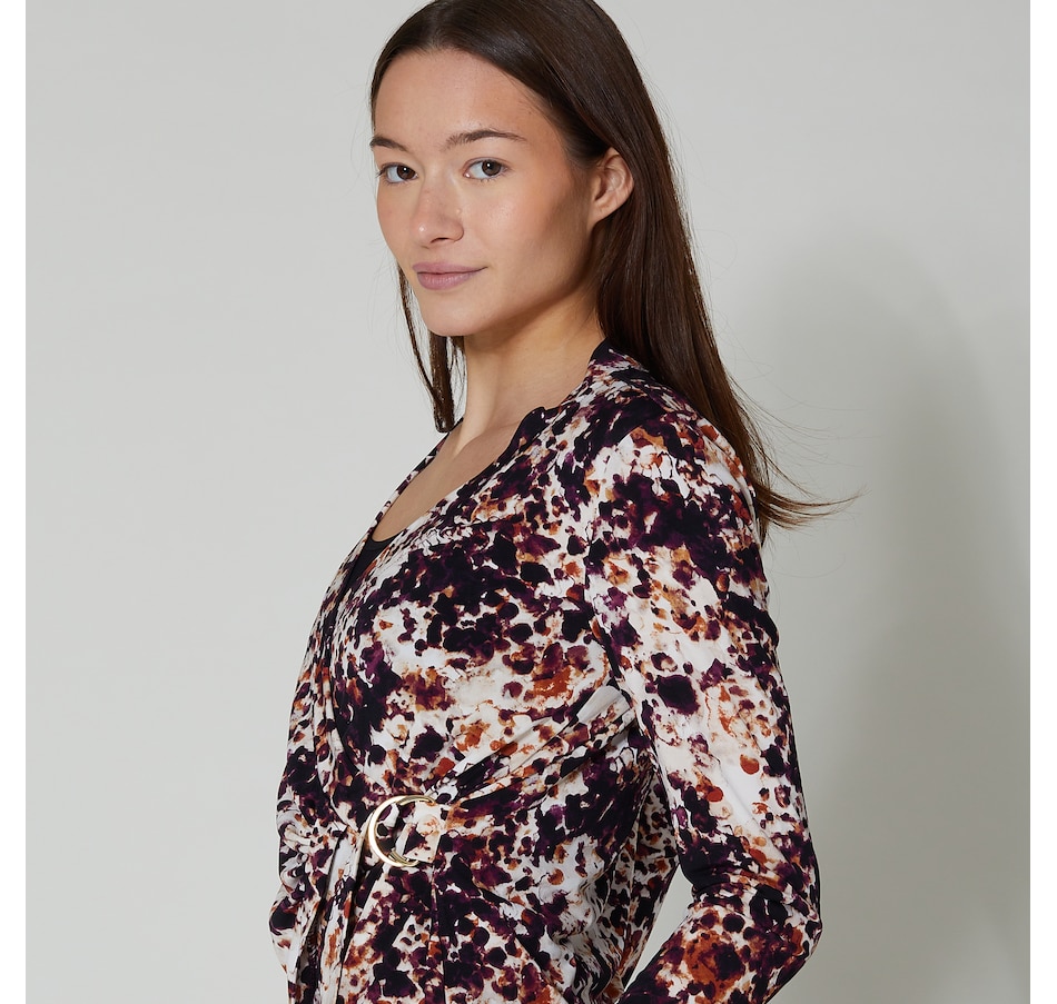 Image 254614_ALTMORE1.jpg, Product 254-614 / Price $19.33, Nina Leonard Long Sleeve Wrap Top from Nina Leonard on TSC.ca's Fashion department