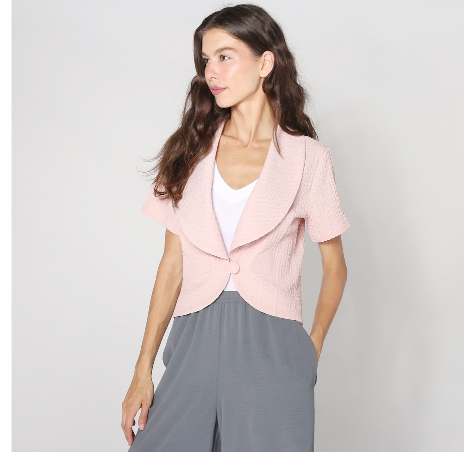 Image 254627_BUH.jpg, Product 254-627 / Price $31.33, Marallis Shawl Collar Popcorn Short Jacket from Marallis on TSC.ca's Fashion department