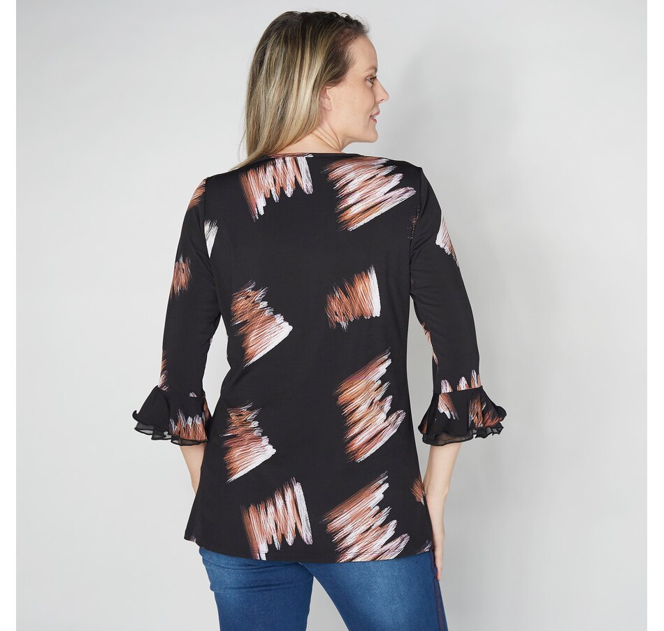 Image 254679_ALTMORE1.jpg, Product 254-679 / Price $34.88, Mr. Max Tunic Top with Chiffon Cuff from Mr. Max on TSC.ca's Fashion department