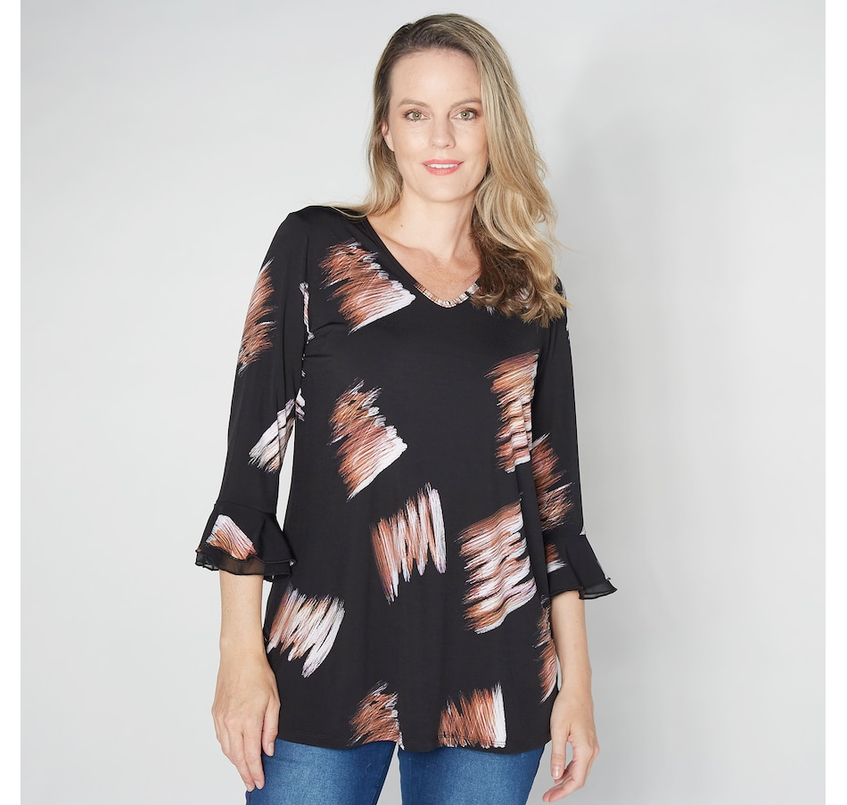 Image 254679_MUP.jpg, Product 254-679 / Price $34.88, Mr. Max Tunic Top with Chiffon Cuff from Mr. Max on TSC.ca's Fashion department
