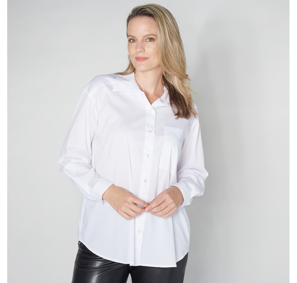 Image 254681_WHT.jpg, Product 254-681 / Price $39.33, Mr. Max Belvedere Cotton Crisp Oversize Shirt from Mr. Max on TSC.ca's Fashion department