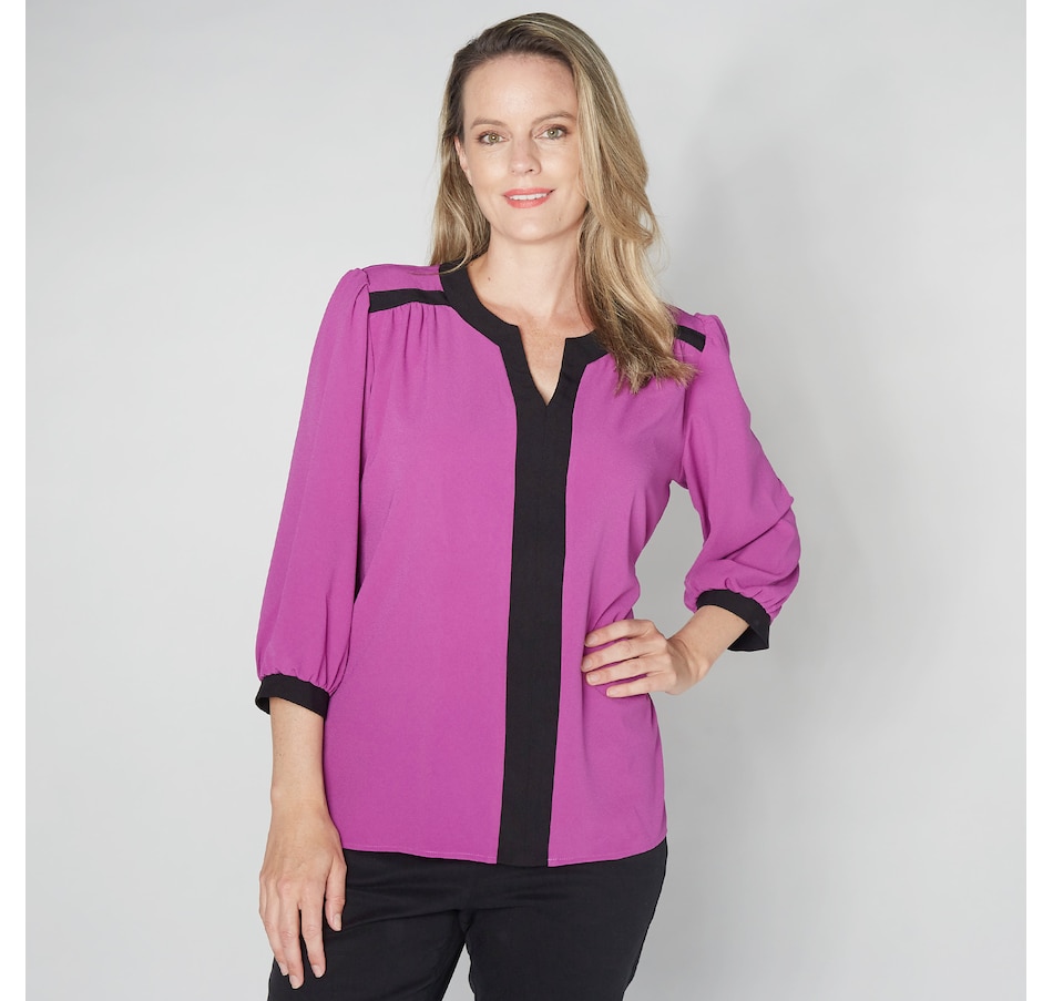 Image 254685_MAB2.jpg, Product 254-685 / Price $39.33, Mr. Max Colour Block Blouse from Mr. Max on TSC.ca's Fashion department