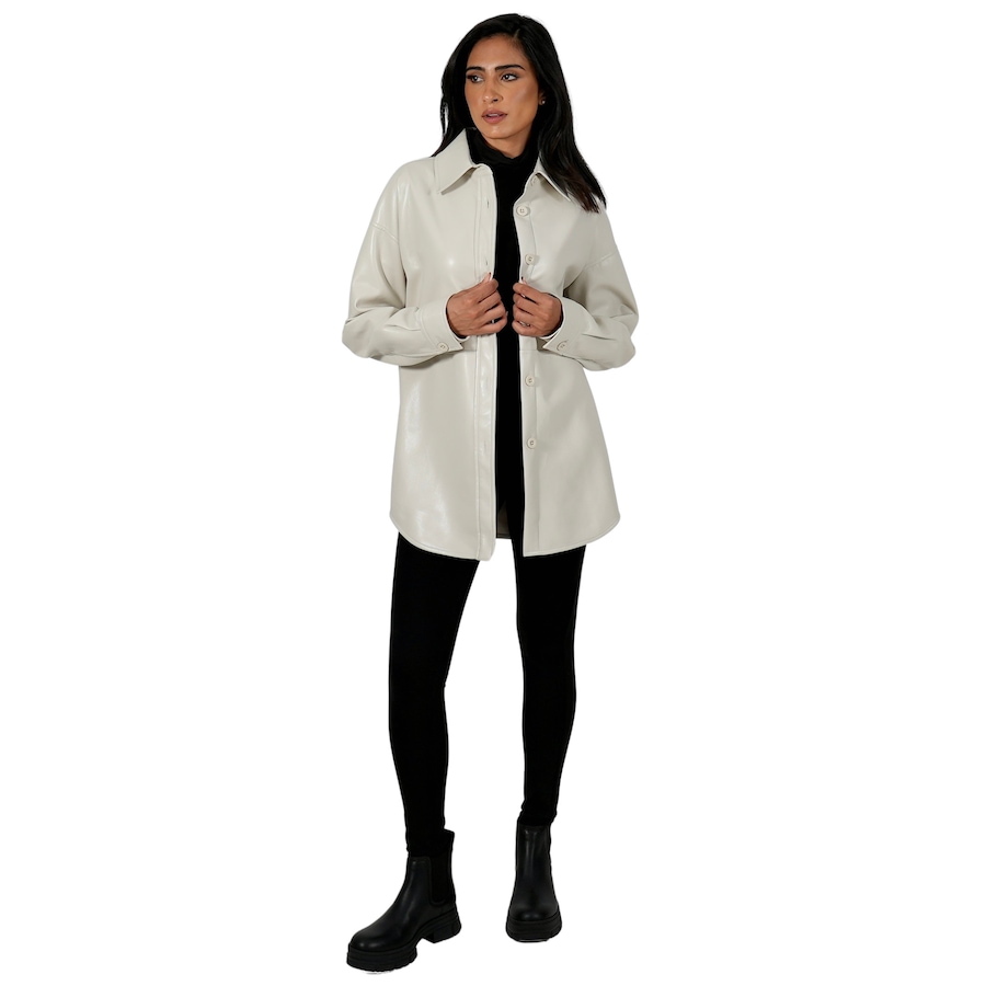 Image 254706_ALTMORE5.jpg, Product 254-706 / Price $124.88, Sicily Riella Vegan Leather Button-Up Shirt Jacket from Sicily on TSC.ca's Fashion department