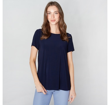 Kim & Co. Brazil Knit Short Sleeve Essential T-Shirt