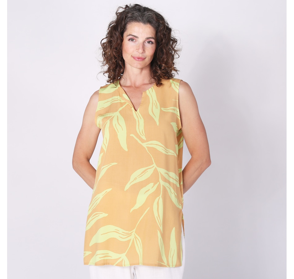 Image 254814_LEPT.jpg, Product 254-814 / Price $29.33, Mr. Max Dali Poplin Print Tunic from Mr. Max on TSC.ca's Fashion department