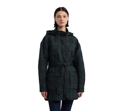 Hunter Friday Belted Self-Packable Quilted Jacket