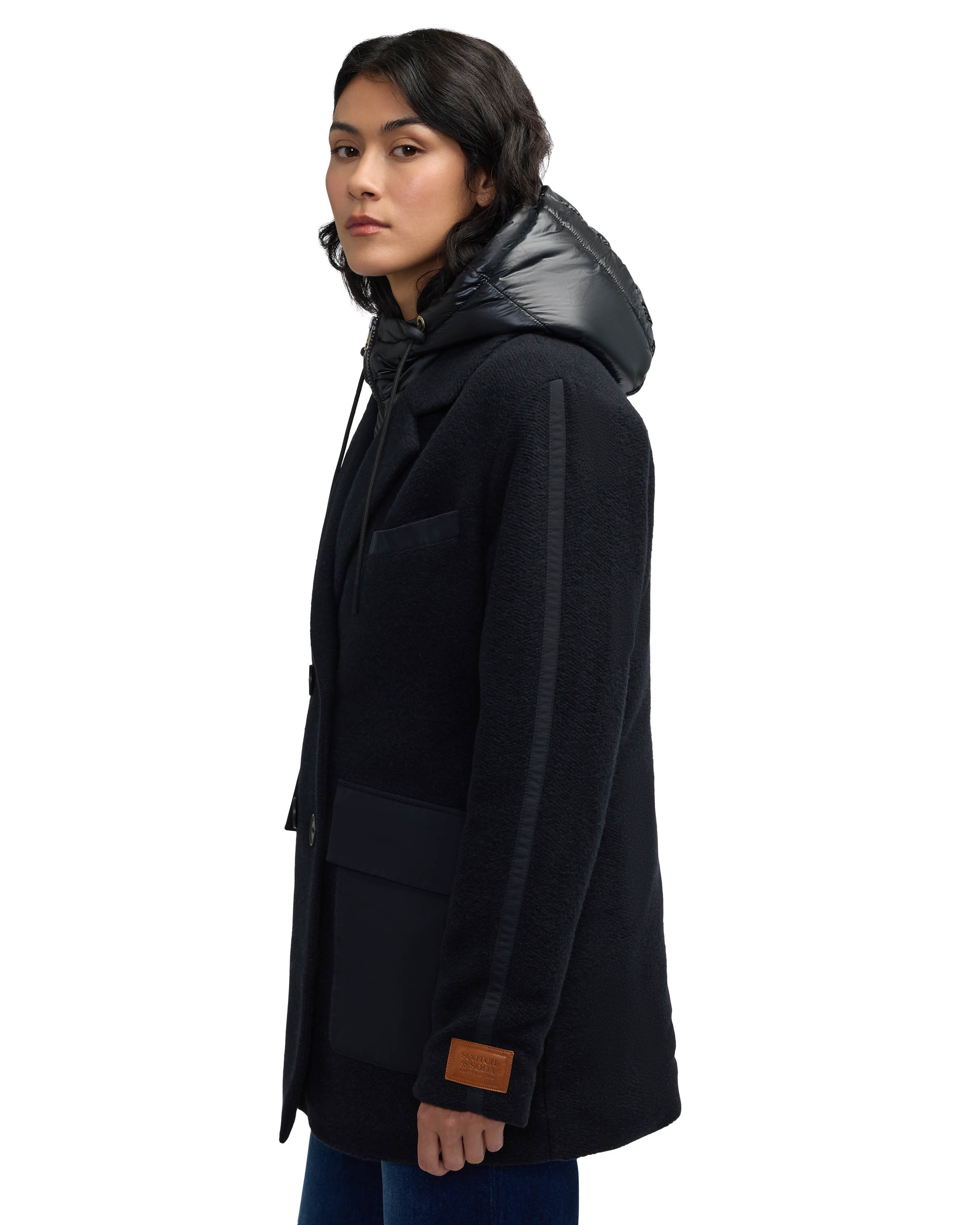 Scotch & Soda Nissa Women's Wool Double Breasted Peacoat - TSC.ca