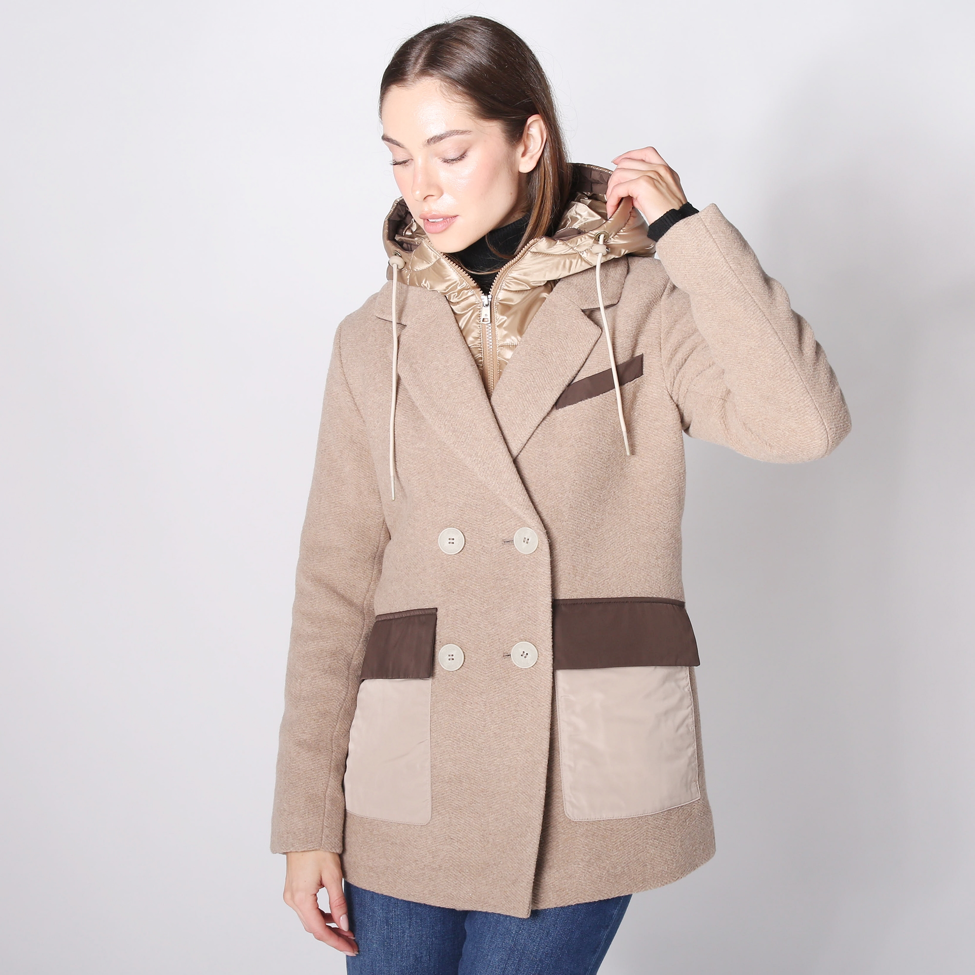 Scotch & Soda Nissa Women's Wool Double Breasted Peacoat - TSC.ca