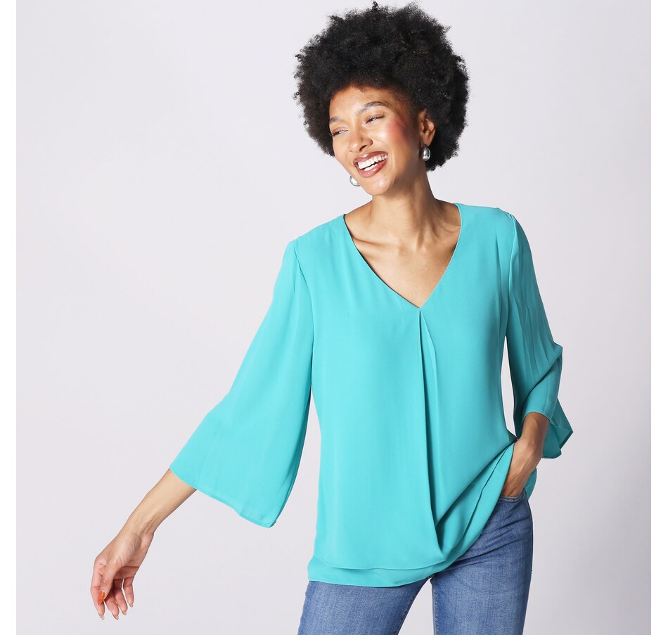 Image 254855_GRN.jpg, Product 254-855 / Price $29.33, Brian Bailey Cleo Blouse from Brian Bailey on TSC.ca's Fashion department