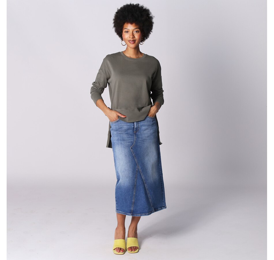 Image 254862_MIDBE.jpg, Product 254-862 / Price $59.33, Brian Bailey Shane Denim Skirt from Brian Bailey on TSC.ca's Fashion department