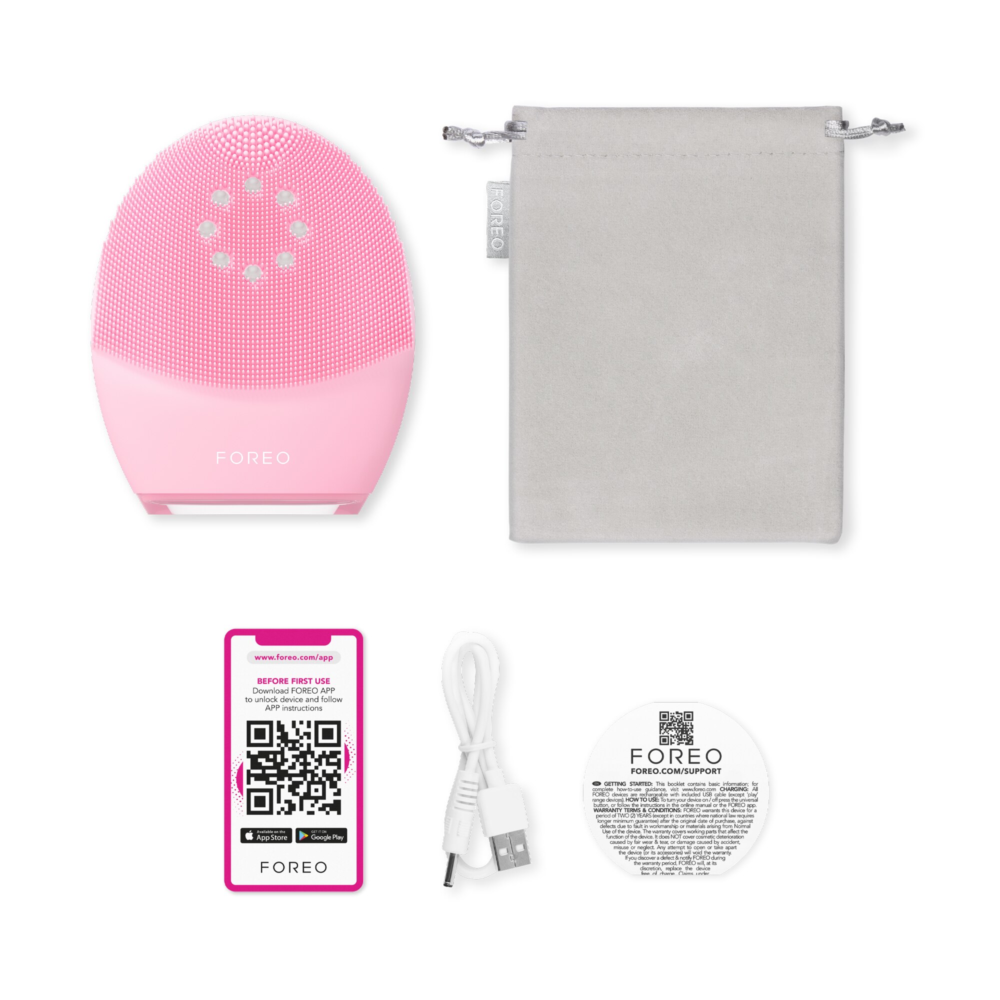 【24時間以内発送】FOREO LUNA 4 plus ピンク 24時間以内発送】FOREO LUNA 4 plus ピンク