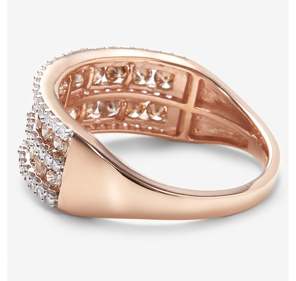 Image 257878_ALTMORE1.jpg, Product 257-878 / Price $1,149.99, 14K Gold 1.15 ctw Champagne and White Diamond Ring from The Vault on TSC.ca's Jewellery department