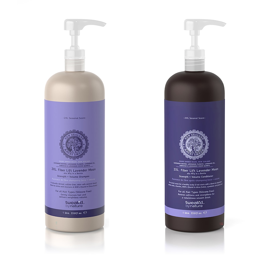 Image 259866_LAVMN.jpg, Product 259-866 / Price $120.00, Tweak'd by Nature Supersize 2XL Shampoo & Conditioner from Tweak'd by Nature on TSC.ca's Beauty department
