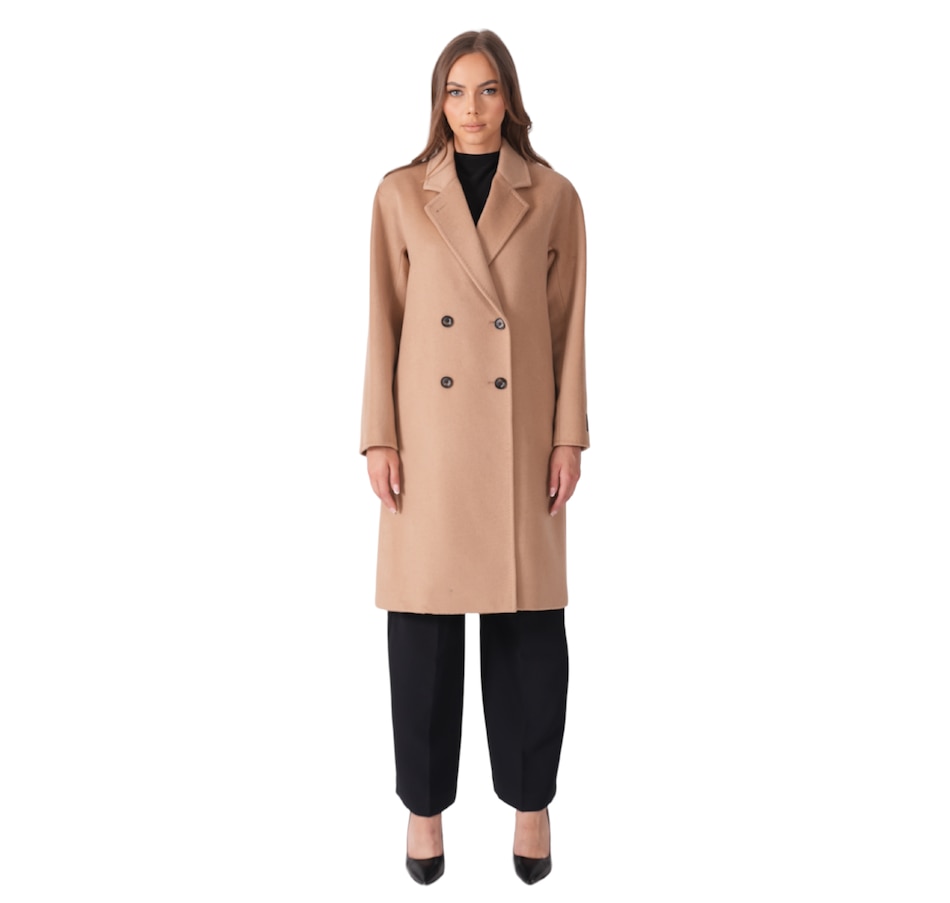 Image 259965_CML.jpg, Product 259-965 / Price $151.33, Sicily Marilyn Double Breasted Wool Blend Coat from Sicily on TSC.ca's Fashion department