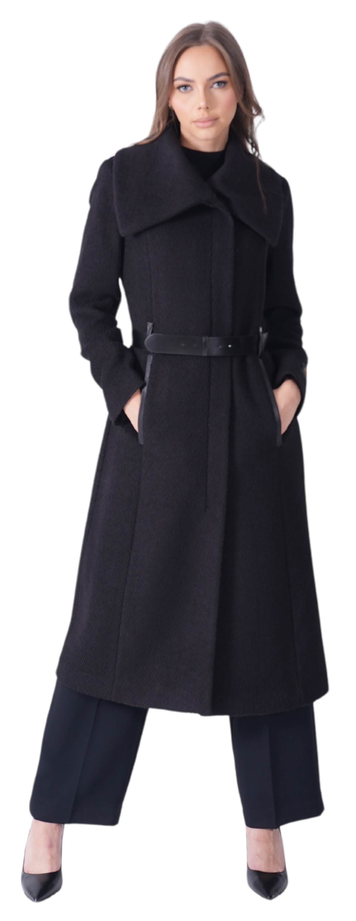 Sicily Jenny Belted Long Wool Blend Jacket - TSC.ca