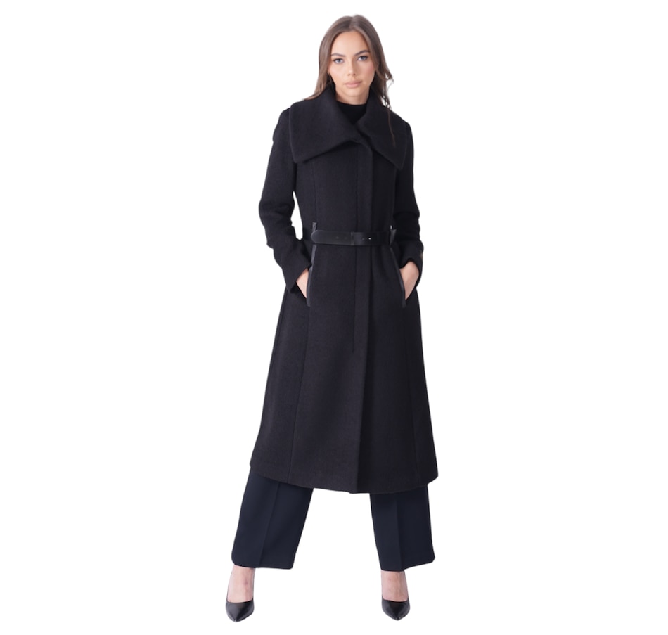 Image 259969_BLK.jpg, Product 259-969 / Price $224.88, Sicily Jenny Belted Long Wool Blend Jacket from Sicily on TSC.ca's Fashion department
