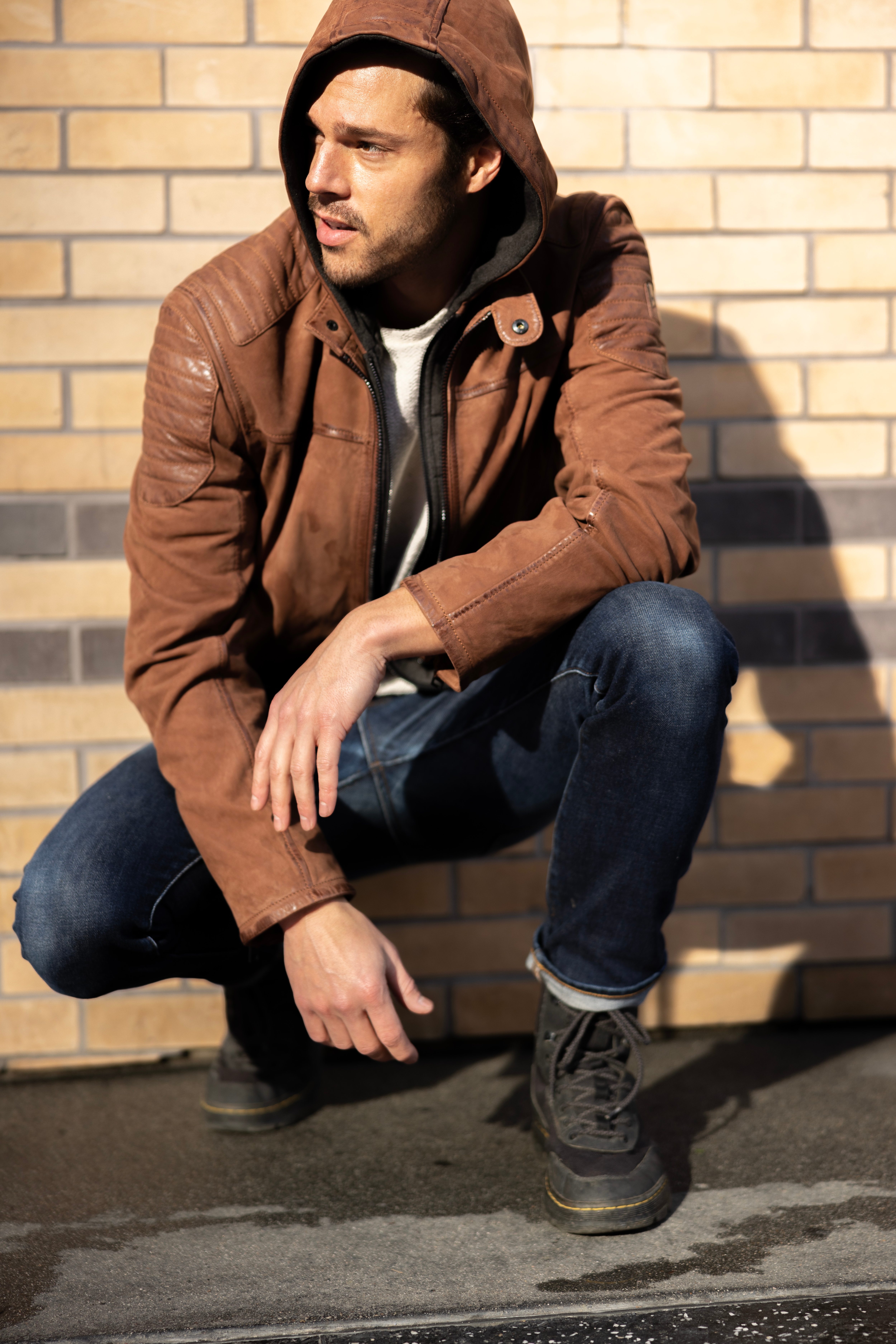 Mauritius Xilo Hooded Leather Jacket - TSC.ca