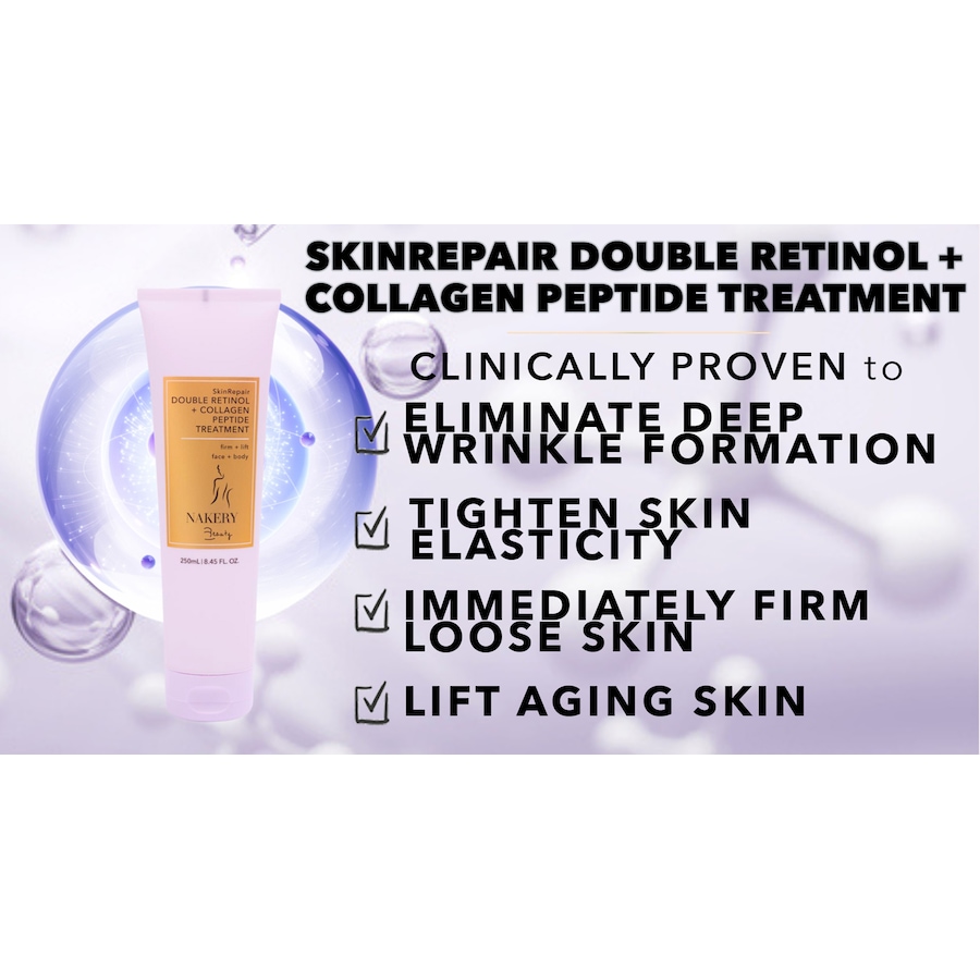 Image 260040_ALTMORE6.jpg, Product 260-040 / Price $42.50, Nakery Skinrepair Double Retinol + Collagen Peptide Treatment from Nakery Beauty on TSC.ca's Beauty department