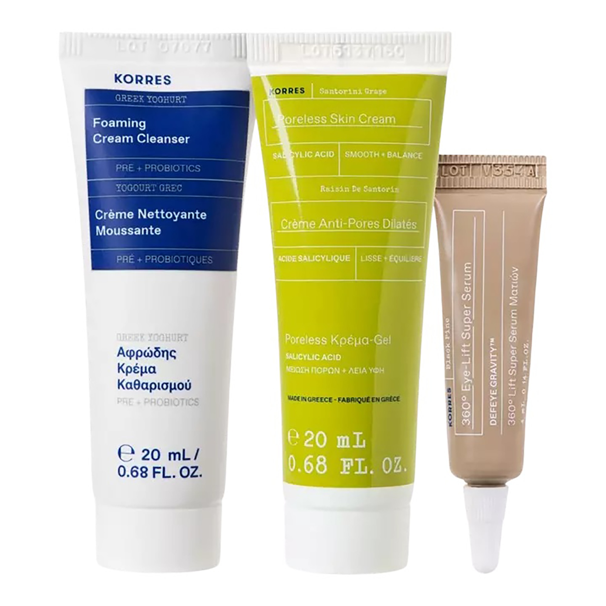 KORRES Skincare Starter Kit With Pouch