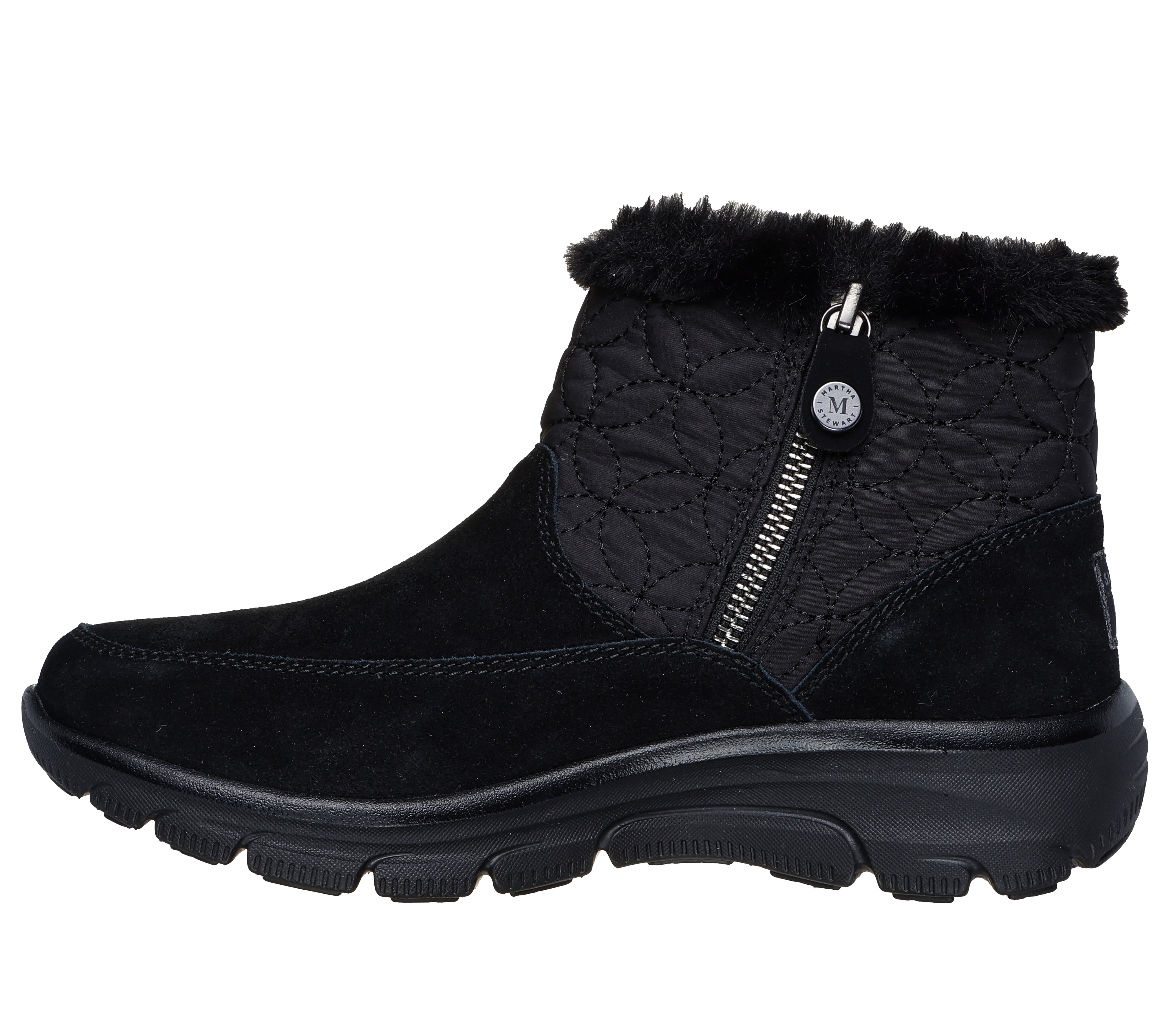 Black skechers boots womens hotsell