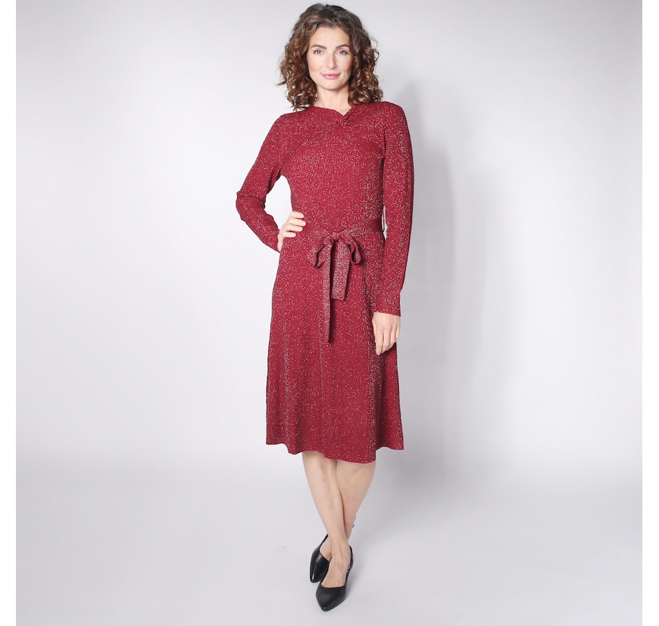 Image 260250_DCY.jpg, Product 260-250 / Price $54.33, Jhoan Sebastian Grey Metallic Rib Dress from Jhoan Sebastian Grey on TSC.ca's Fashion department