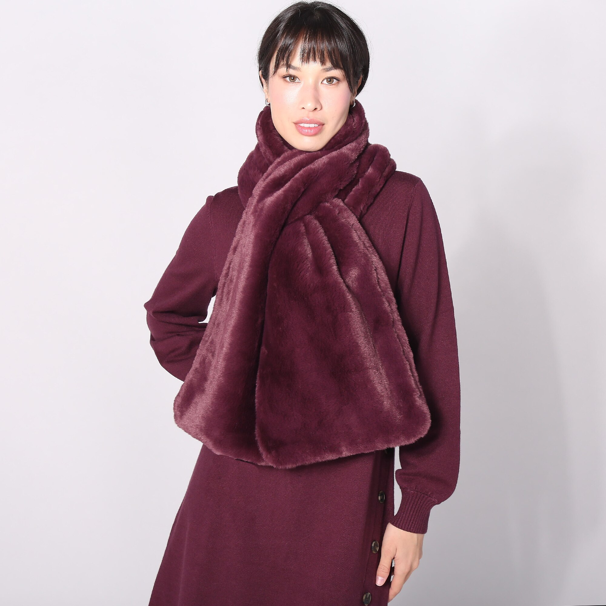 小物 omar afridi PADDED LONG FUR SCARF Omar Afridi Online shop - FASCINATE KYOTO -FASCINATE
