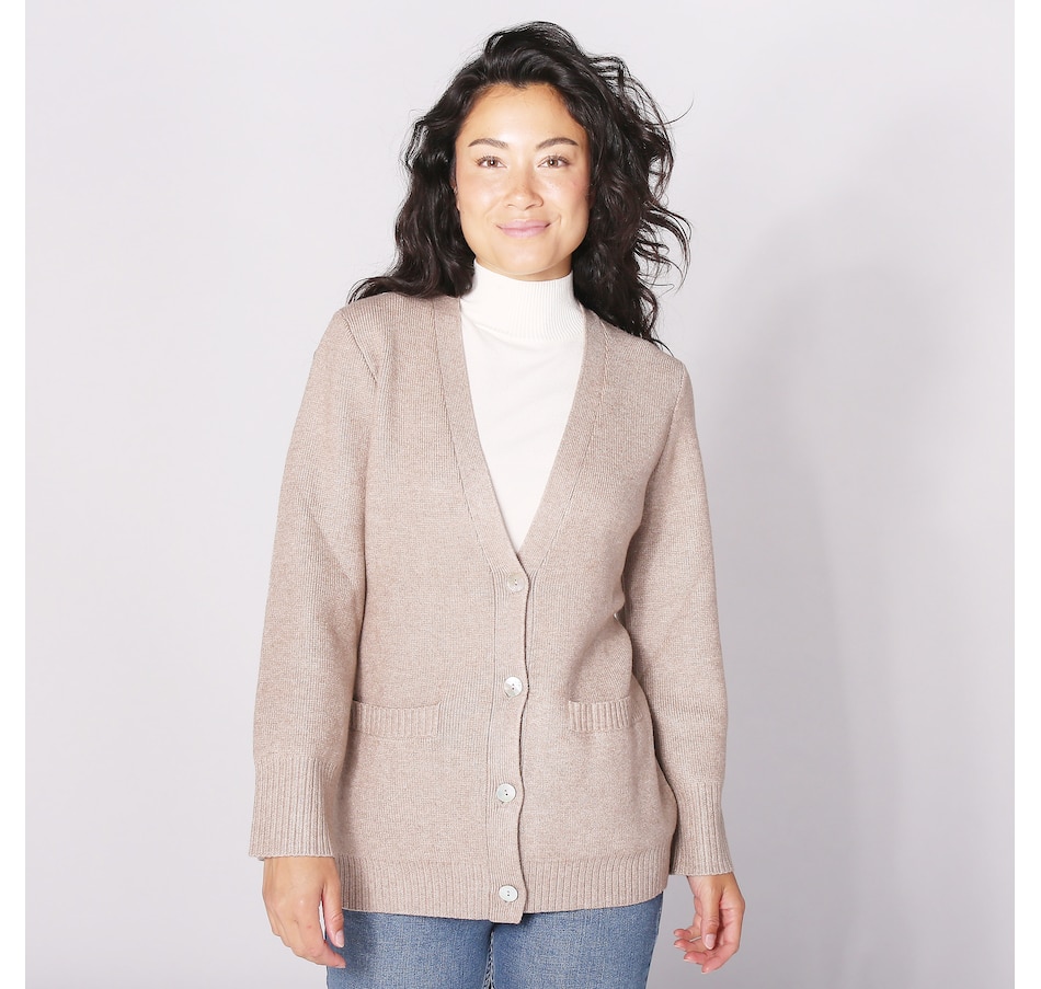 Image 260267_HLATT.jpg, Product 260-267 / Price $54.33, Wynne Style Softknit Cardigan with Shaping and Wide Sleeve from Wynnelayers on TSC.ca's Fashion department