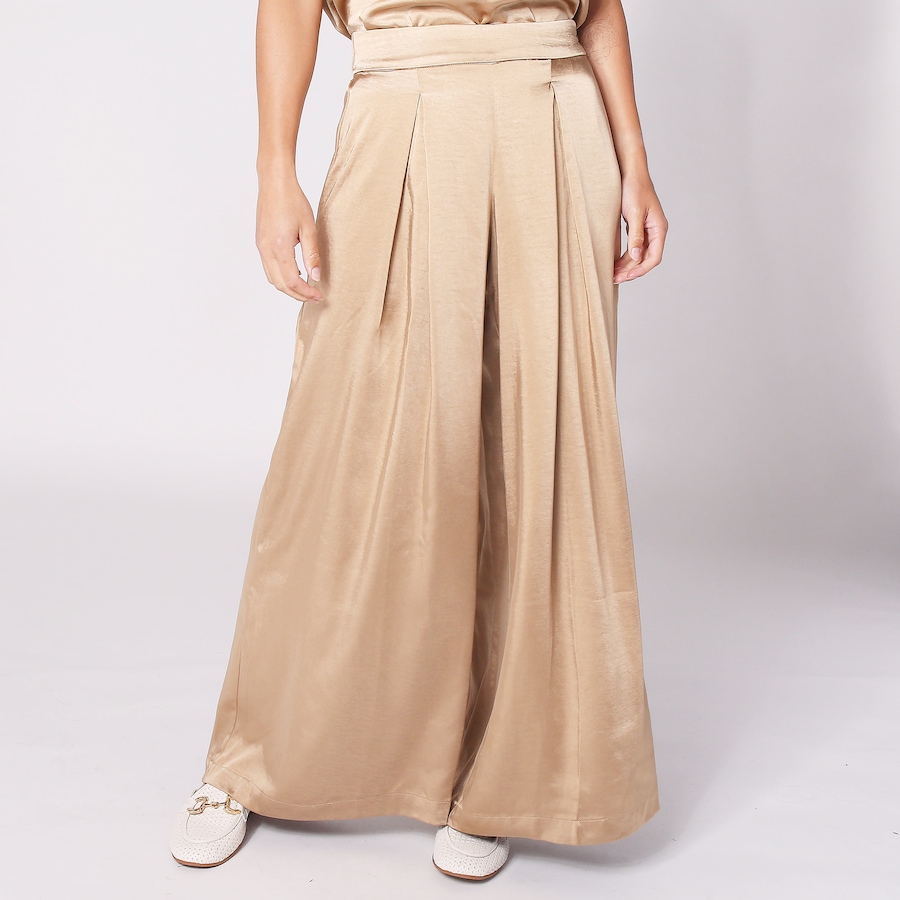Image 260341_BZE.jpg, Product 260-341 / Price $39.33, Wynne Style Satin Wide Leg Pleated Pant from Wynnelayers on TSC.ca's Fashion department