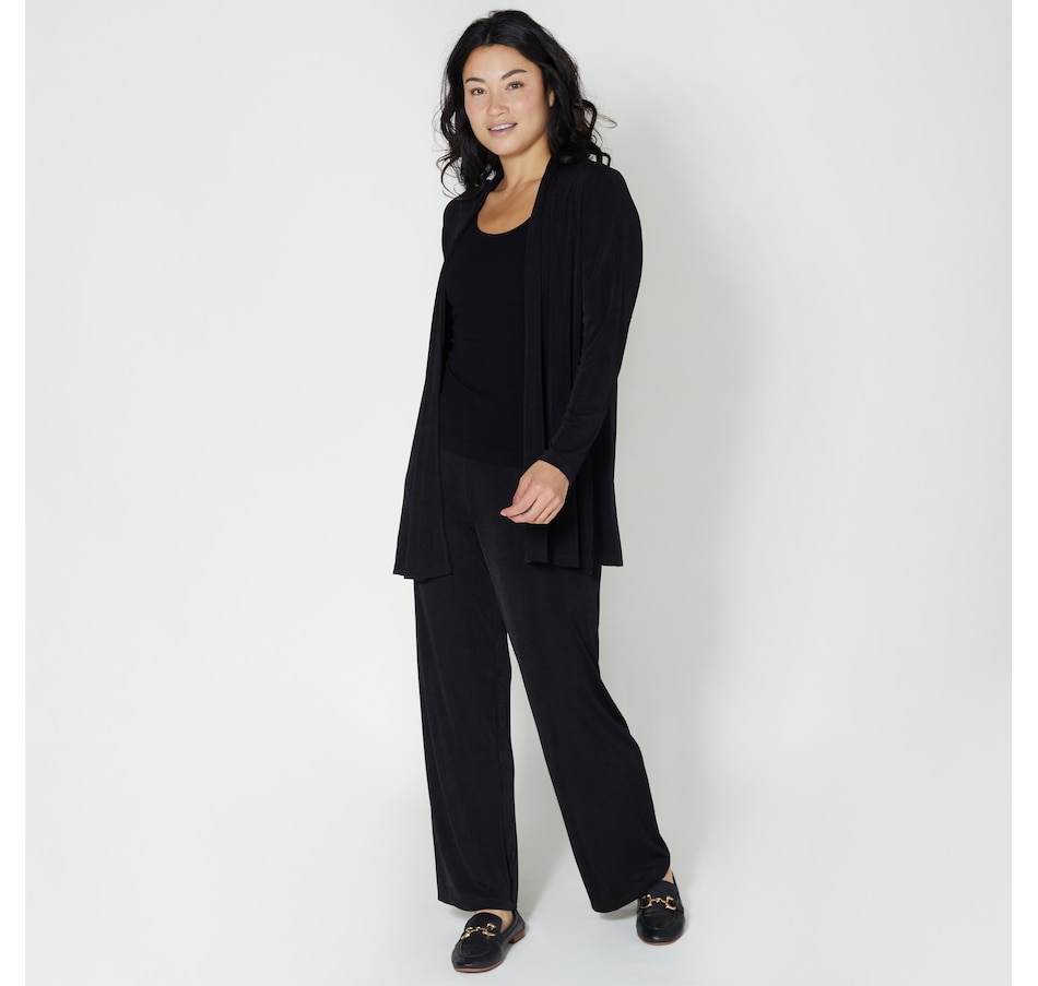 Image 260367_ALTMORE1.jpg, Product 260-367 / Price $39.33, Kim & Co. Poly Slinky Long Sleeve Cardigan with Slits from Kim & Co. on TSC.ca's Fashion department