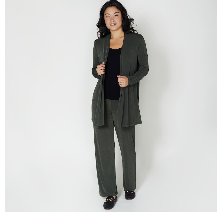 Image 260367_ALTMORE2.jpg, Product 260-367 / Price $39.33, Kim & Co. Poly Slinky Long Sleeve Cardigan with Slits from Kim & Co. on TSC.ca's Fashion department